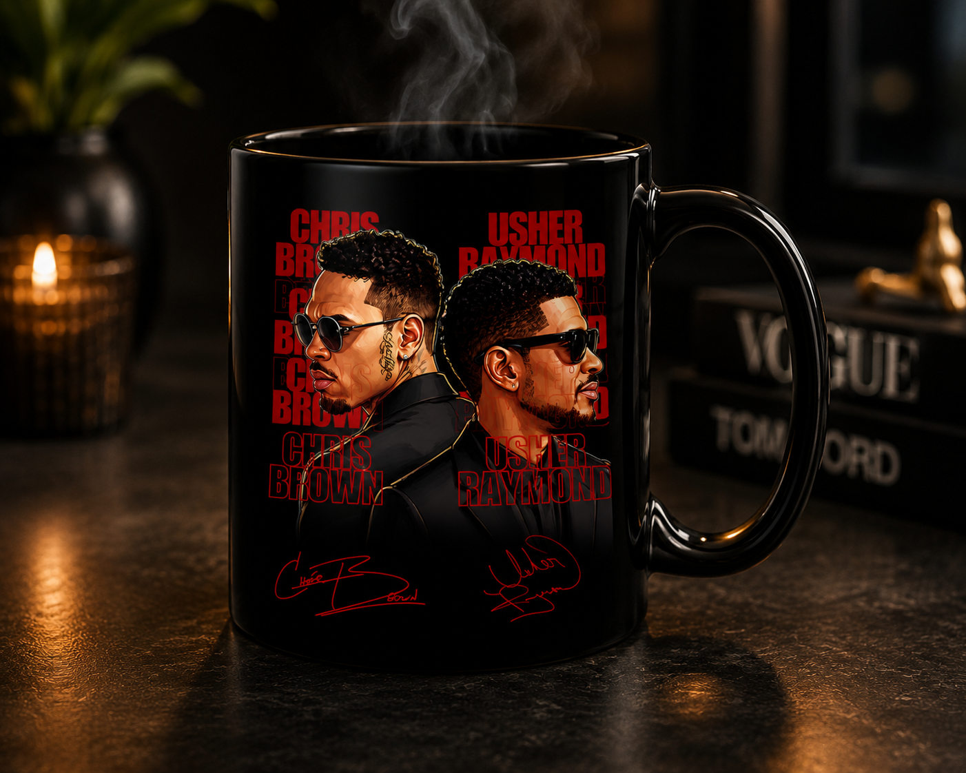 R&B Signature Red 11 oz Premium Ceramic Coffee Mug