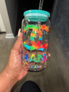 Koffi Splash "C Inspired" Glass Can Cup
