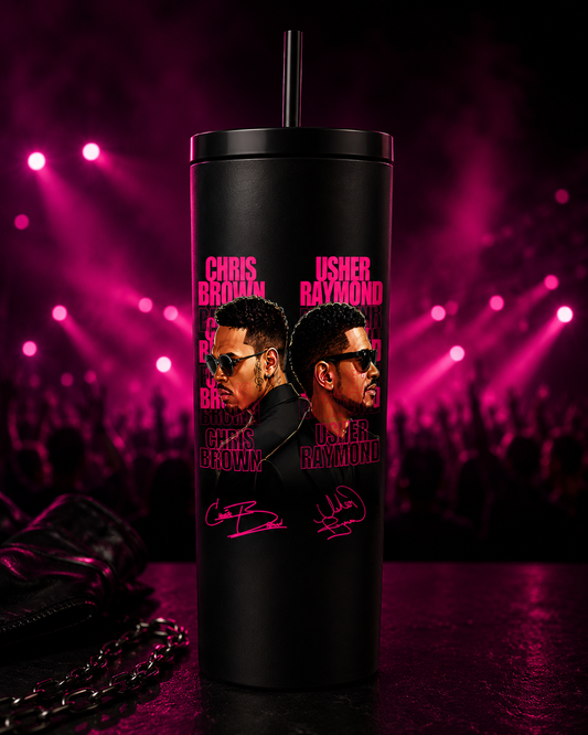 Pink Signature 20 oz Matte Acrylic Insulated Tumbler