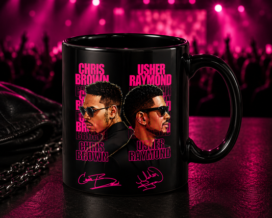 Pink R&B Signature 11 oz Premium Ceramic Coffee Mug