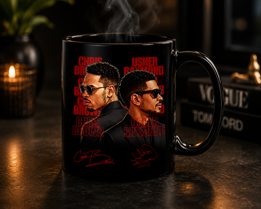 R&B Signature Red 11 oz Premium Ceramic Coffee Mug