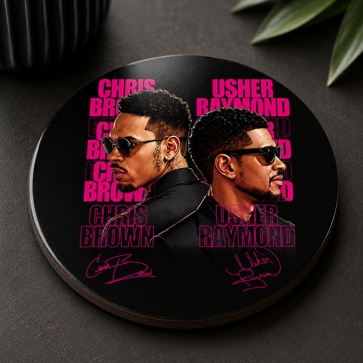 Pink Babe Premium Ceramic Coaster